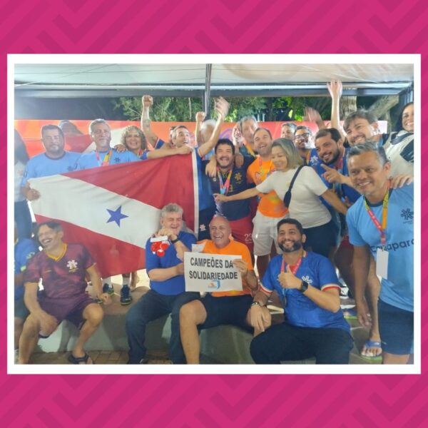 Nos Jogos da FENAE, em Brasília, venceram também os que abraçaram a solidariedade!