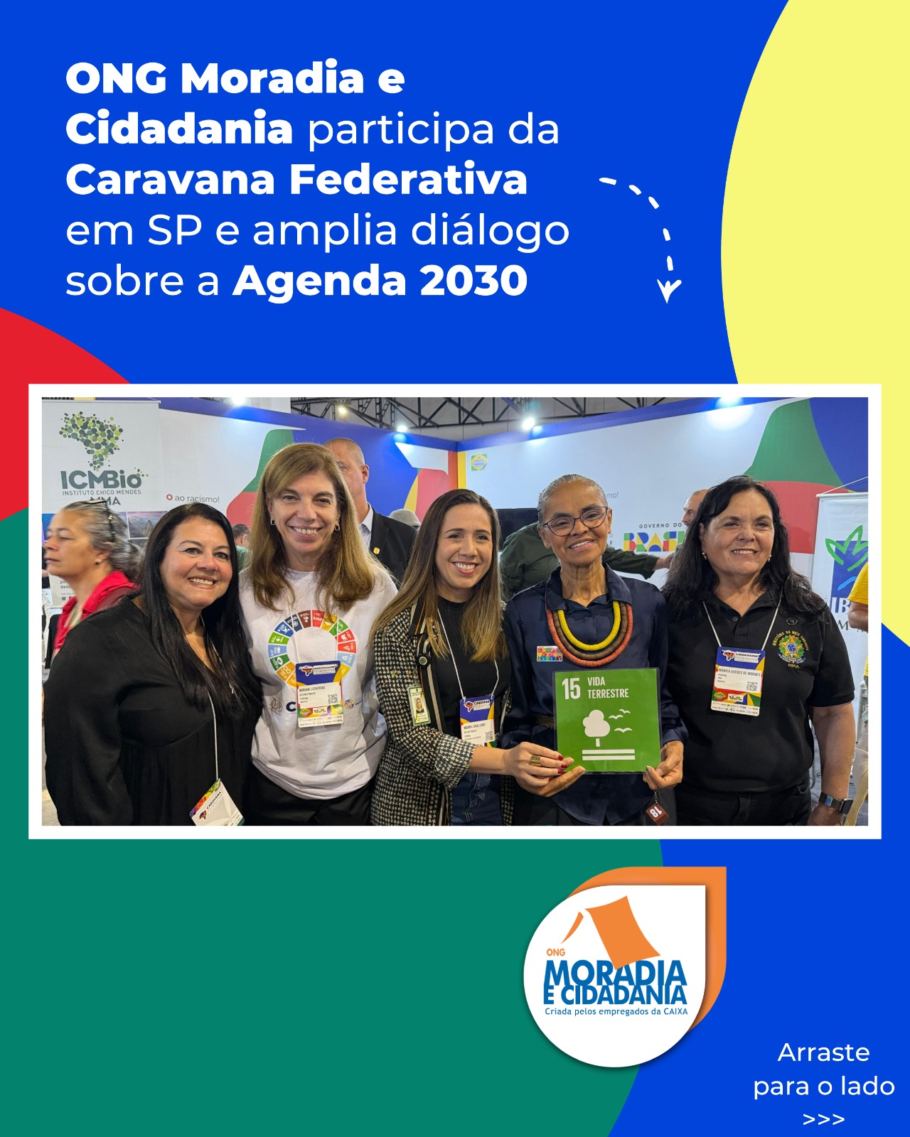 ONG Moradia e Cidadania participa da Caravana Federativa em SP e amplia diálogo sobre a Agenda 2030